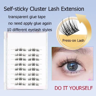 press on falsies eyelash 30 clusters press on falsies eyelash 30 clusters