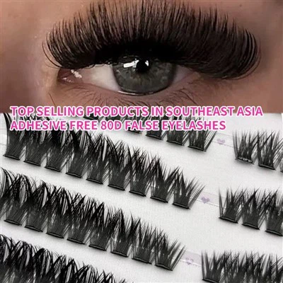 Tus kheej Adhesive reusable Lashes